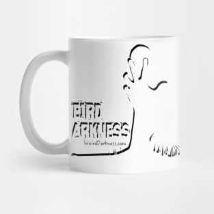 Weird Darkness Logo: White on Black Offset Mug